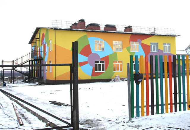 Новое здание детского сада "Радуга"